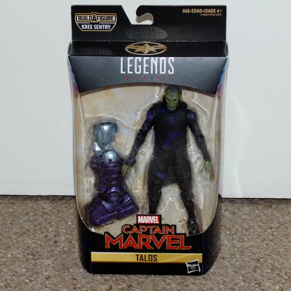 2018 Hasbro Marvel Legends Captain Marvel 6" Talos MIB Brand New BAF Kree Sentry - Picture 1 of 10